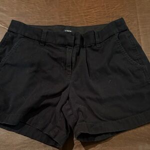 J. Crew Women's Black Shorts 4”